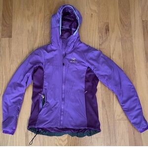 Arc'teryx Vibrant Purple Hooded Jacket